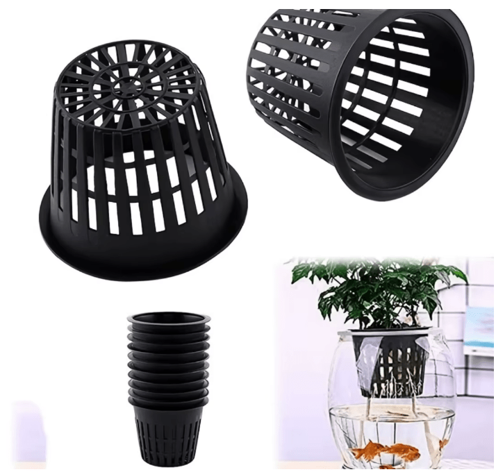 20 Macetas Canastilla Hidroponia Boca 6,5cm Altura 7cm - InnovaHome