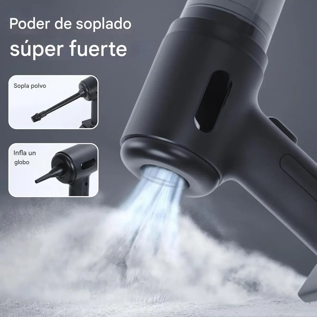 Aspiradora Sopladora 2 en 1 Con Bateria externa