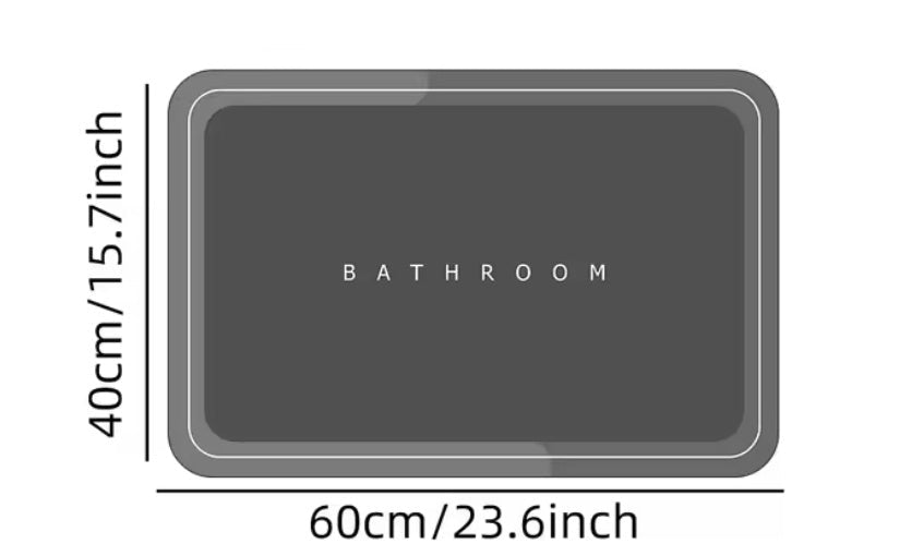 Alfombra De Baño Super Absorbente Antideslizante 60x38cm - InnovaHome