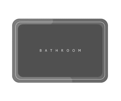 Alfombra De Baño Super Absorbente Antideslizante 60x38cm - InnovaHome