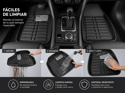 Alfombra Universal de Auto 3 Piezas - InnovaHome