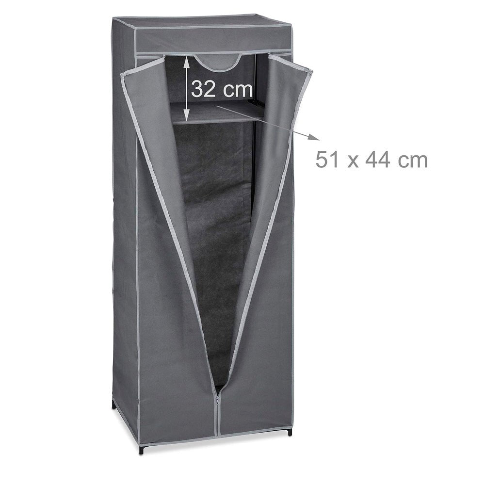 Armario Para Ropa TNT GRIS Facil Armado - InnovaHomeArmario Para Ropa TNT GRIS Facil Armado
