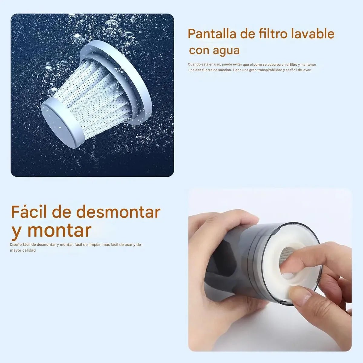 Aspiradora Sopladora 2 en 1 Con Bateria externa - InnovaHome