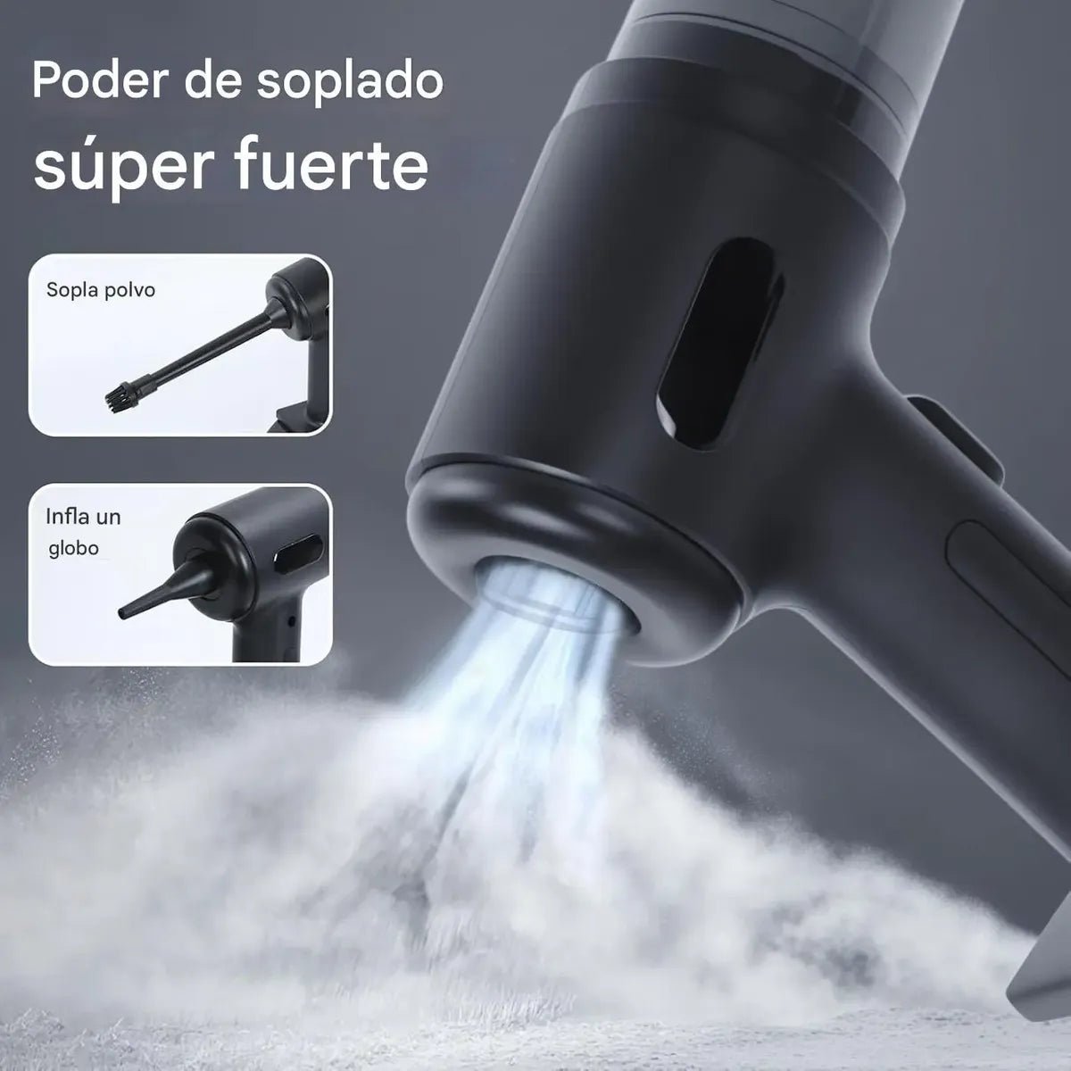Aspiradora Sopladora 2 en 1 Con Bateria externa - InnovaHome
