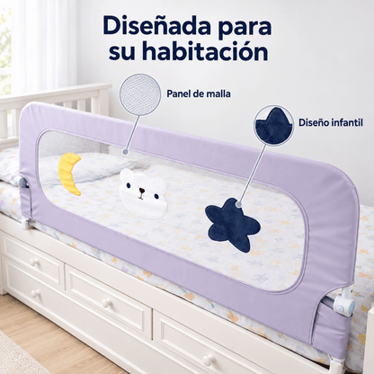 Baranda de Cama para Bebés y Niños Plegable Regulable 1,2M - InnovaHome