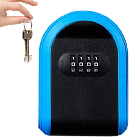 Caja de seguridad para llaves con clave de combinación ideal para alquileres, Airbnb y acceso seguro al hogar.