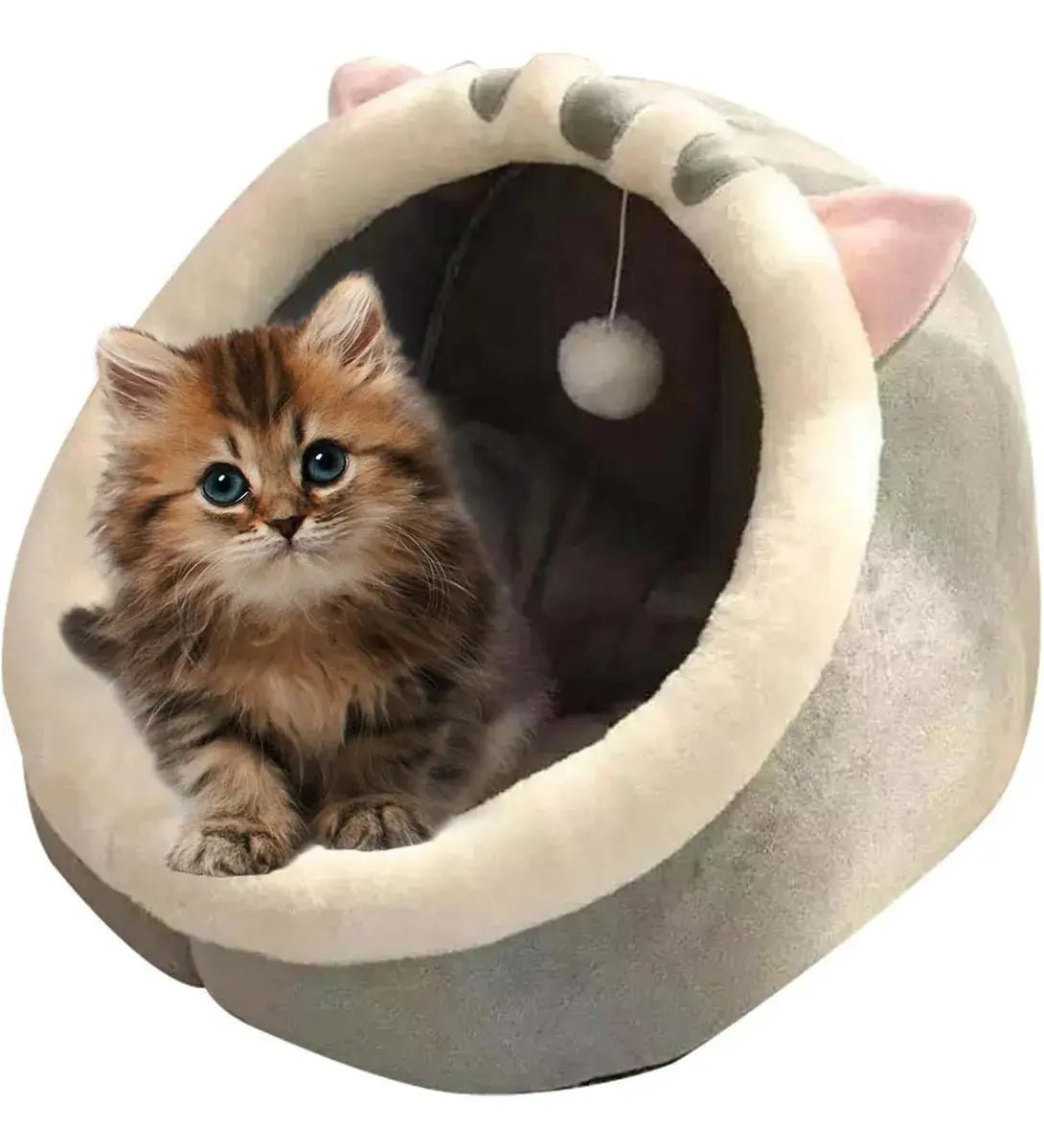 Cama Casa Cucha Gato Perro Iglu Comoda Rosa - InnovaHome