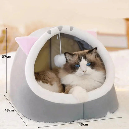 Cama Casa Cucha Gato Perro Iglu Comoda Rosa - InnovaHome