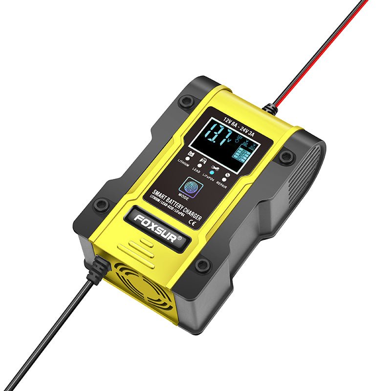 Cargador De Batería Auto Inteligente Automático 12-24v Gel Acidoproduct_name#