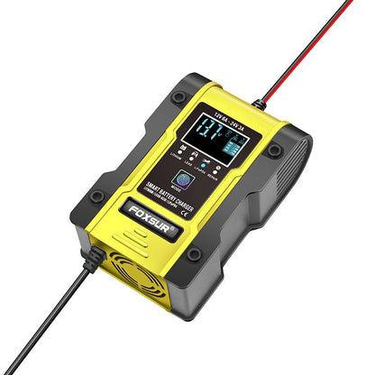 Cargador De Batería Auto Inteligente Automático 12-24v Gel Acidoproduct_name#