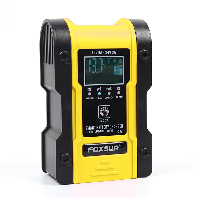 Cargador De Batería Auto Inteligente Automático 12-24v Gel Acidoproduct_name#