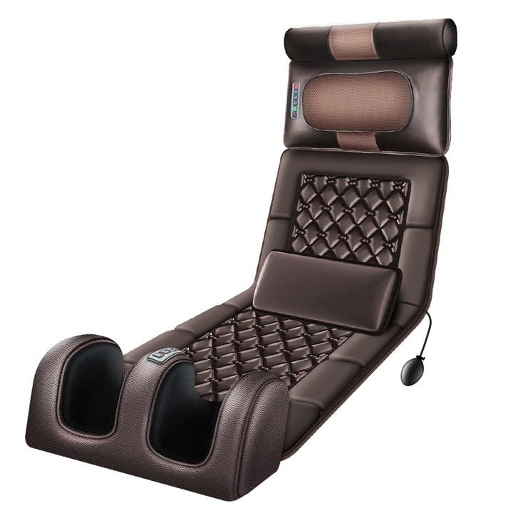 Cojín masajeador eléctrico Shiatsu con calor y 54 cabezales para espalda, cuello y relajación muscular en el hogar.