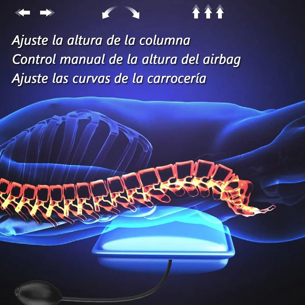 Cojín masajeador eléctrico Shiatsu con calor y 54 cabezales para espalda, cuello y relajación muscular en el hogar.