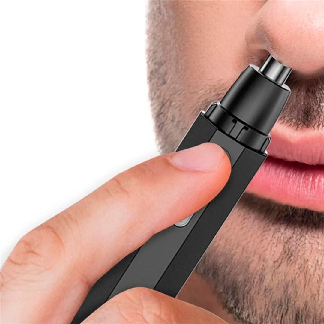Cortapelos recargable USB con cabezal de corte 360 grados, diseño portátil y cabezal desmontable fácil de limpiar.