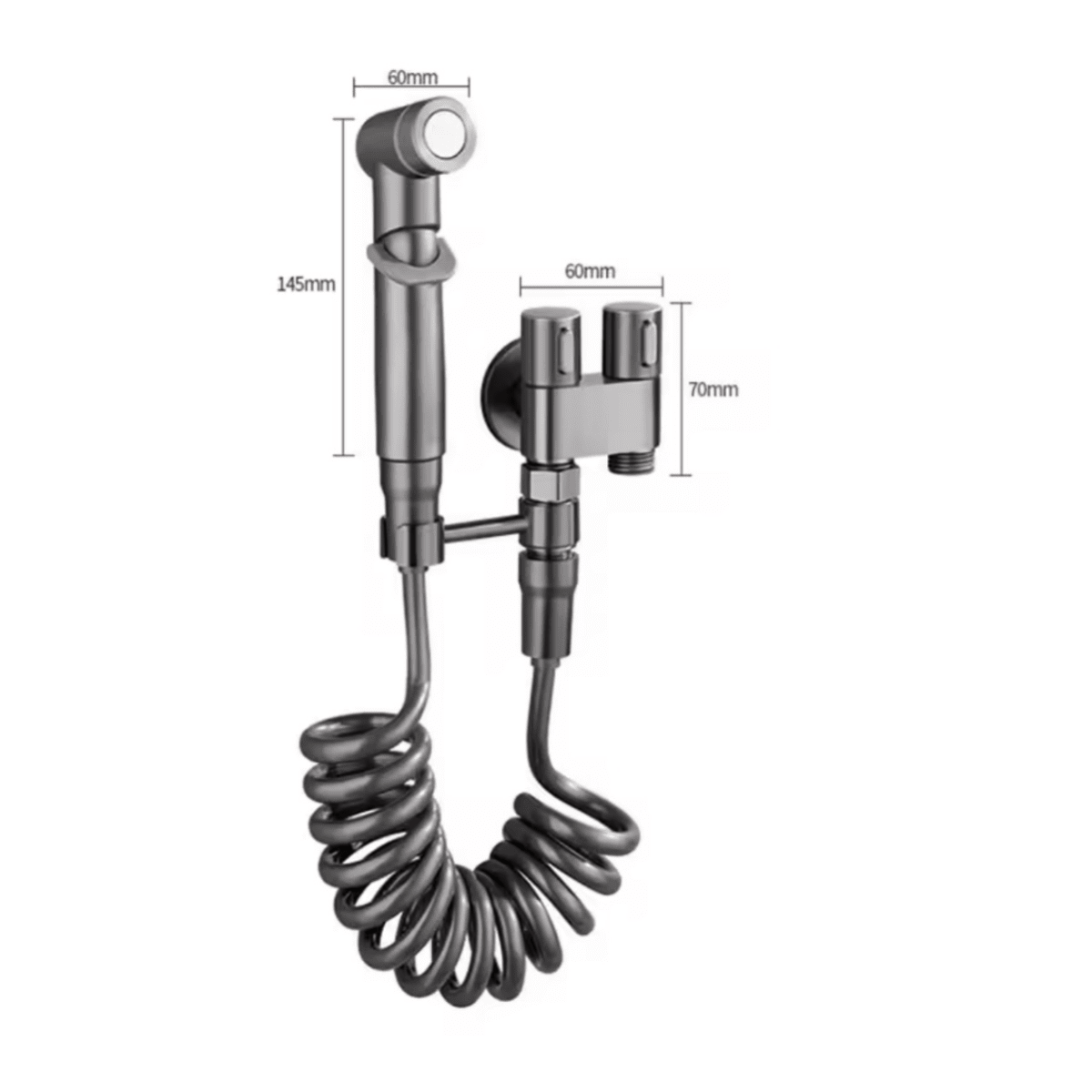 Ducha Higiénica Bidet Inodoro Doble Salida Set Completo - InnovaHome