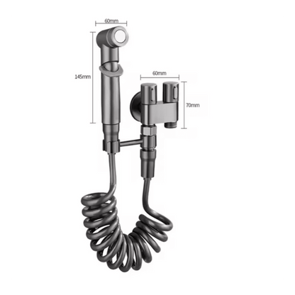 Ducha Higiénica Bidet Inodoro Doble Salida Set Completo - InnovaHome