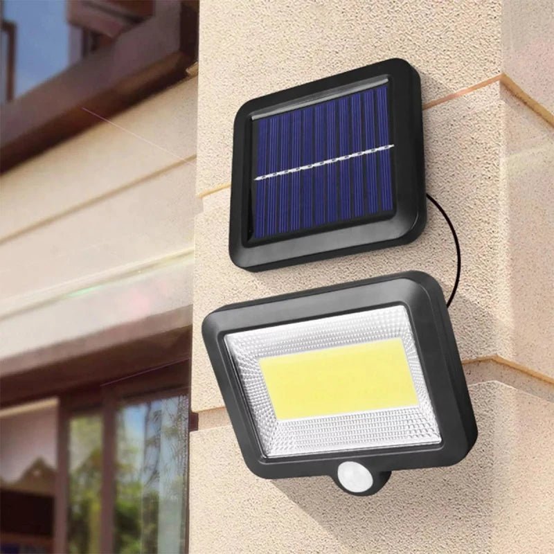 Foco exterior led solar 100W con sensor día noche - InnovaHome