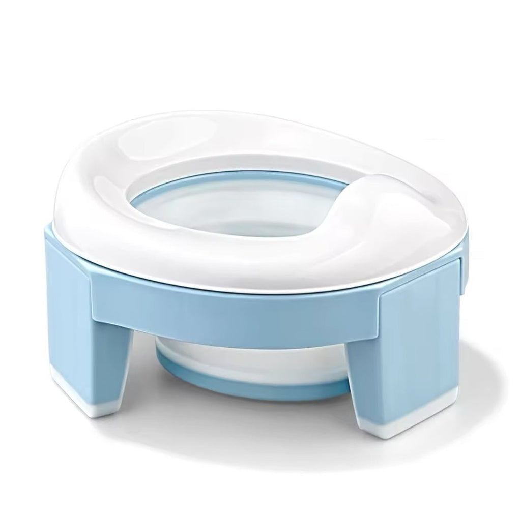 Pelela asiento de entrenamiento infantil portátil para niños aprender a usar el baño en casa o durante viajes.