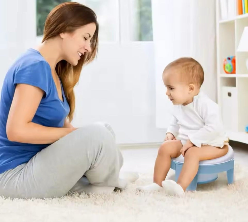 Inodoro PPelela asiento de entrenamiento infantil portátil para niños aprender a usar el baño en casa o durante viajes.elela Asiento De Entrenamiento Portátil Para Niños 3 En 1 - InnovaHome