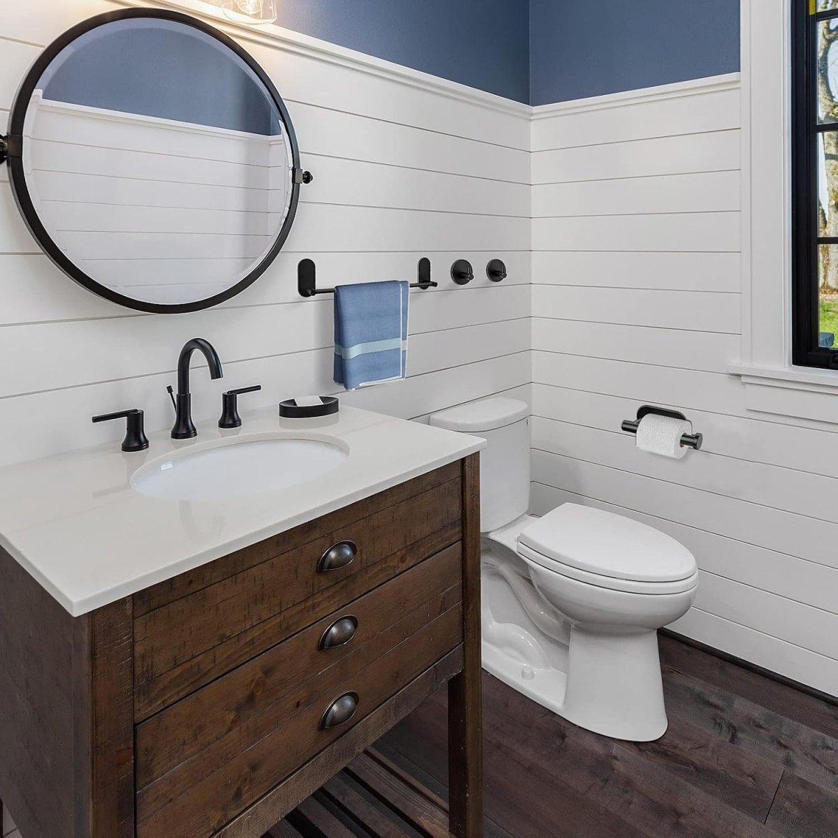 Juego Accesorios Baño 4 Piezas Acero Inox Adhesivos - InnovaHome