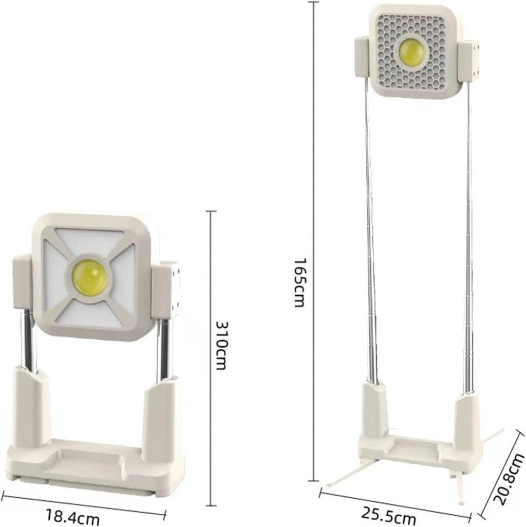 Luz de Trabajo Multiuso C/soporte Recargable Solar - InnovaHome