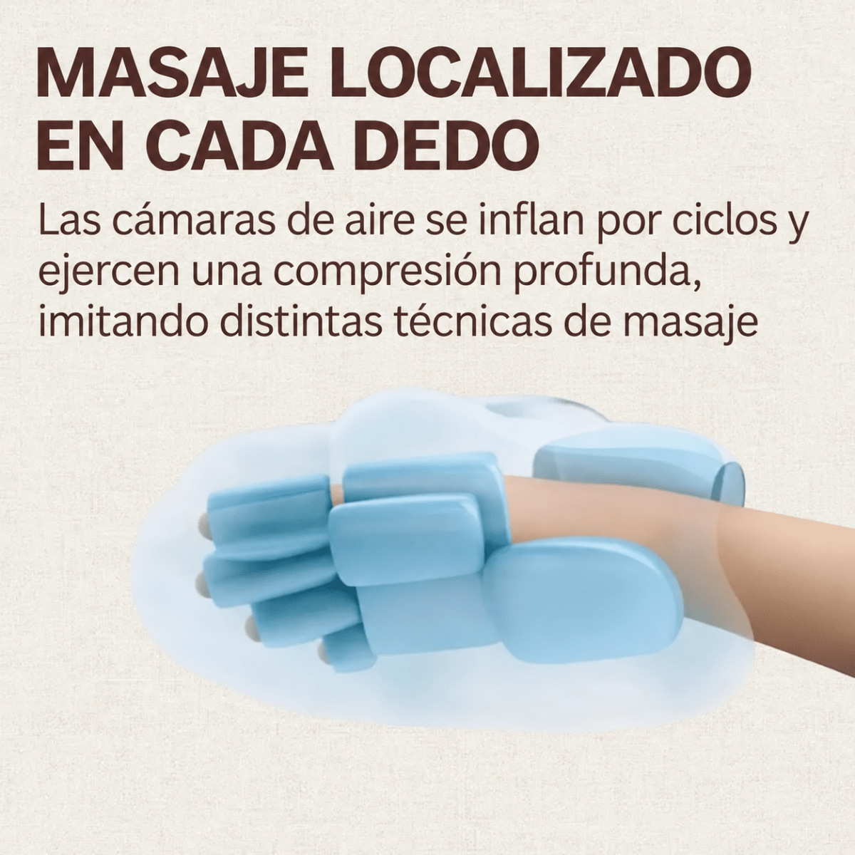 Masajeador de Manos con Compresion y calor - InnovaHome