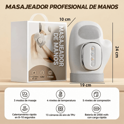 Masajeador de Manos con Compresion y calor - InnovaHome
