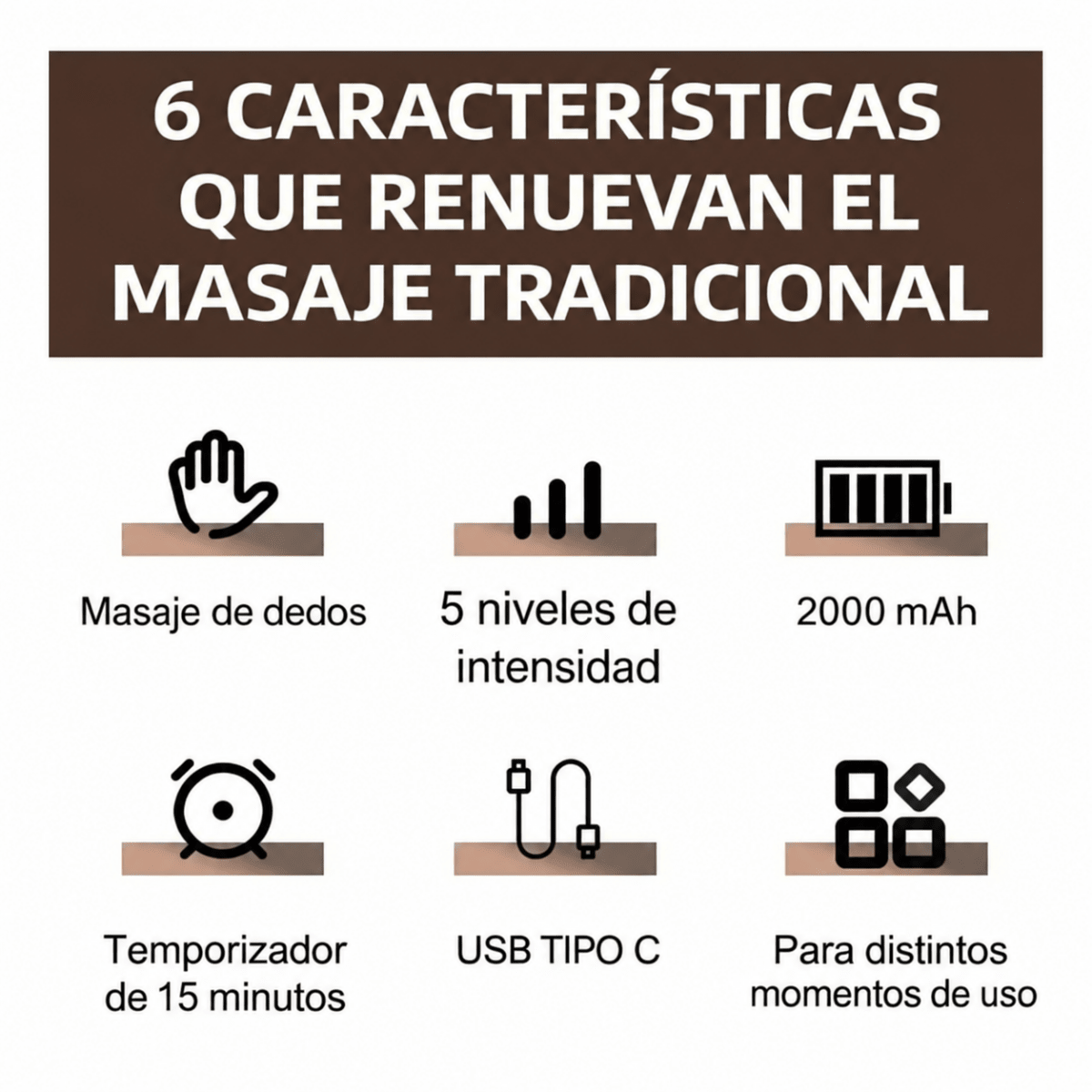Masajeador de Manos con Compresion y calor - InnovaHome