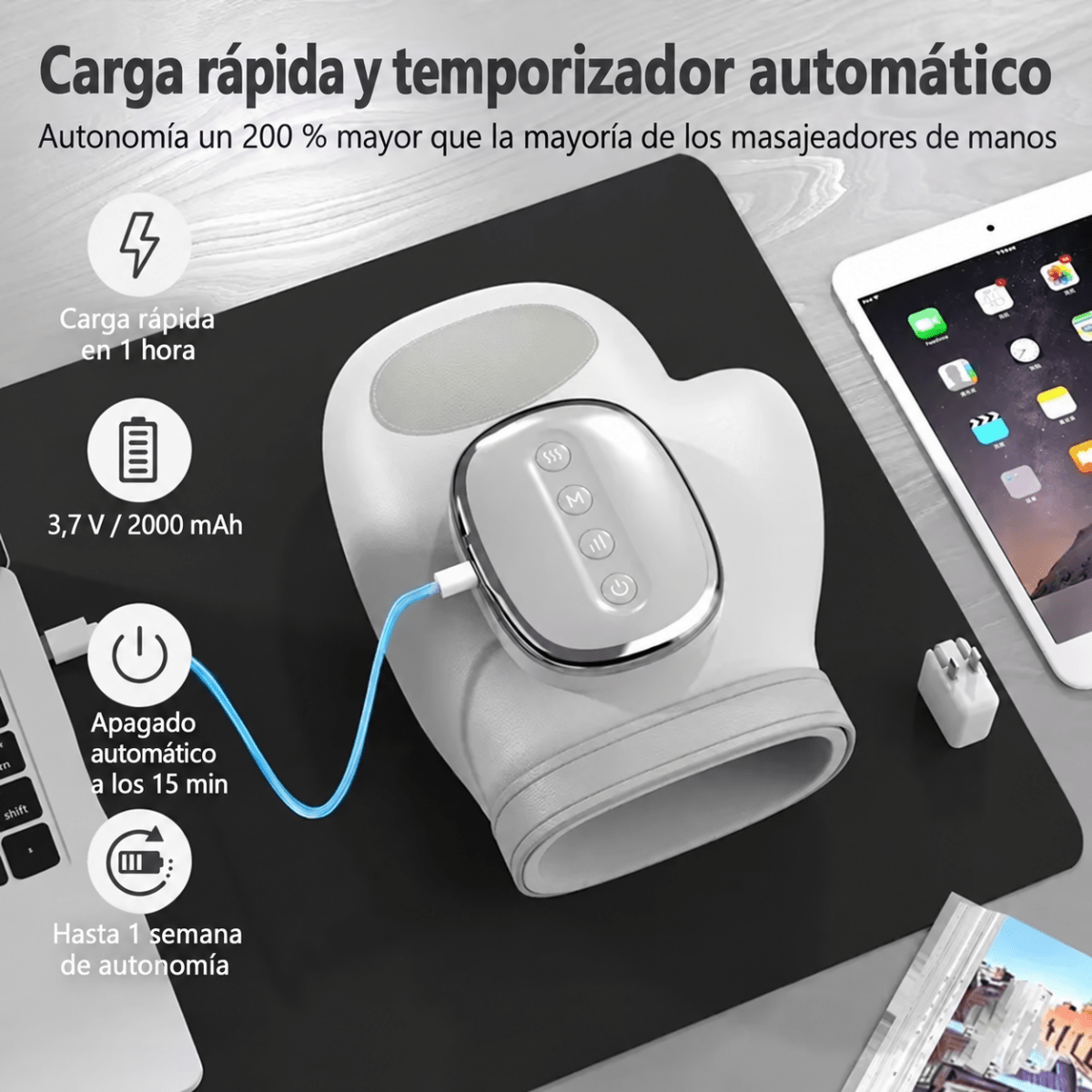 Masajeador de Manos con Compresion y calor - InnovaHome
