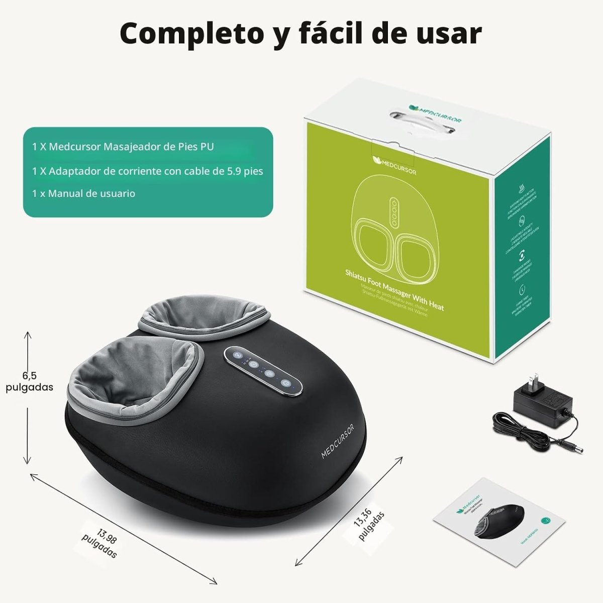 Masajeador de Pies Inteligente con Compresion y calor - InnovaHome