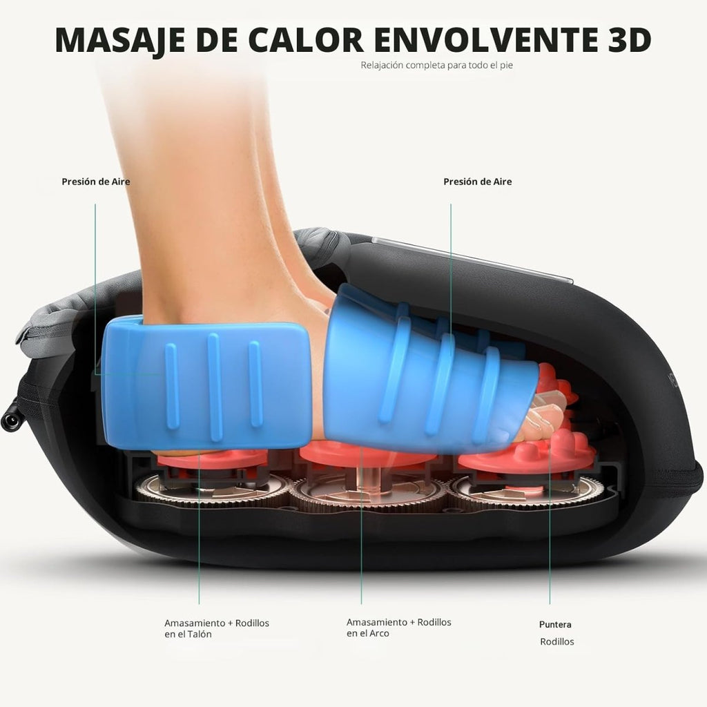 Masajeador de Pies Inteligente con Compresion y calor - InnovaHome