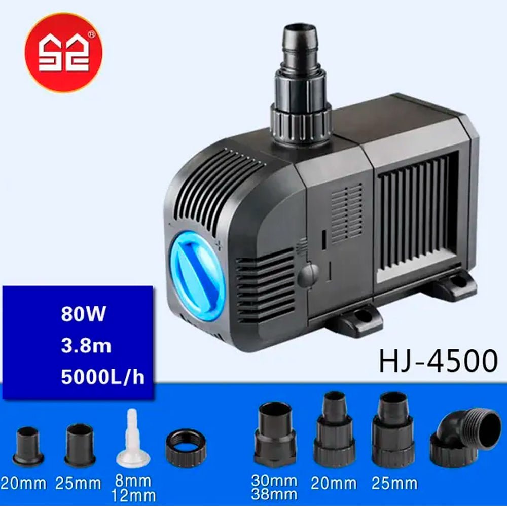 Motor Bomba Fuente De Agua Hidroponia 80w 5.ooo Litros - InnovaHome