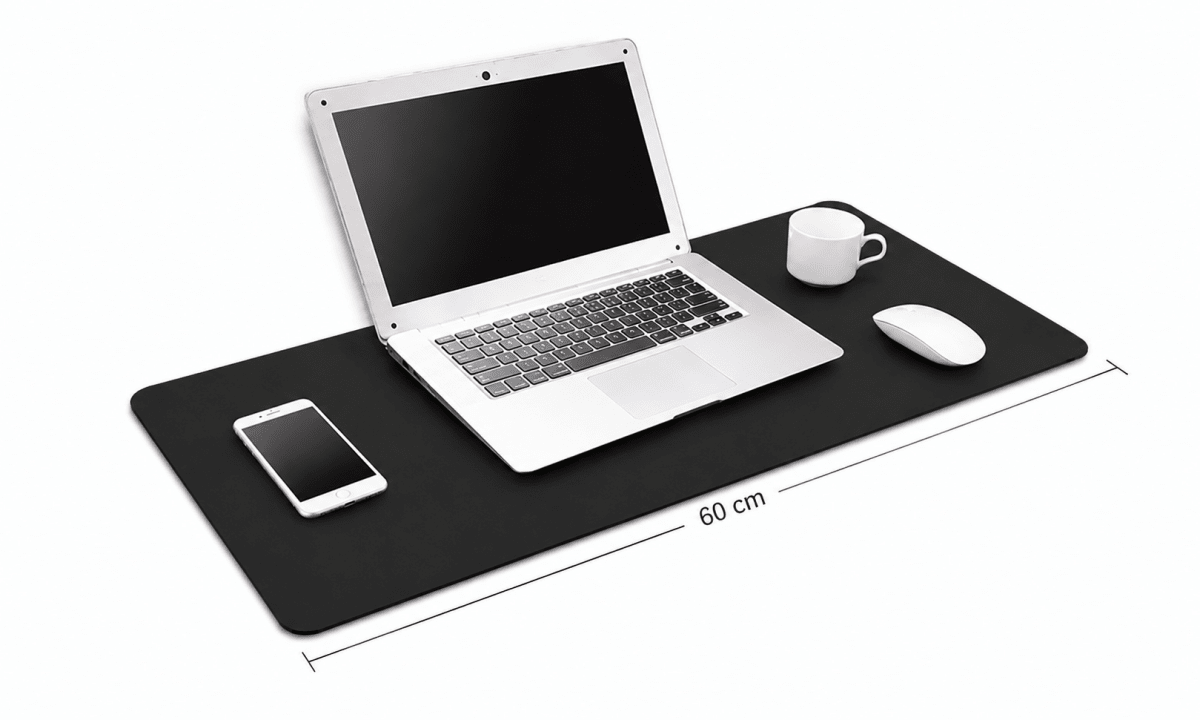Mouse pad gamer grande 60x30cm antideslizante para teclado y mouse, ideal para escritorio, gaming y oficina.