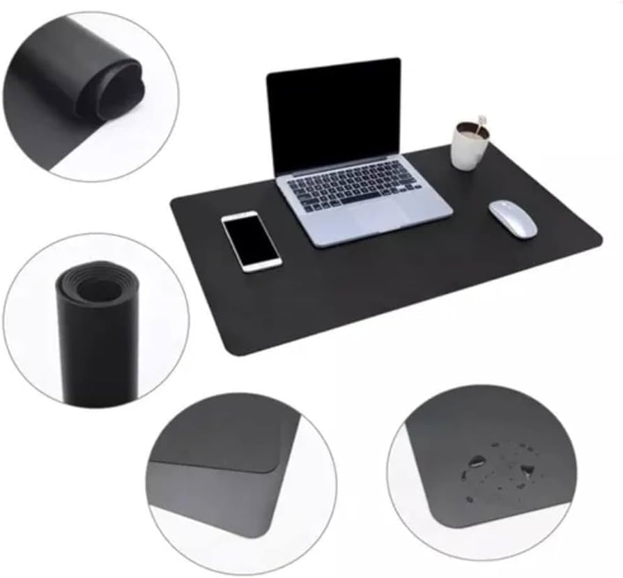 Mouse pad gamer grande 60x30cm antideslizante para teclado y mouse, ideal para escritorio, gaming y oficina.