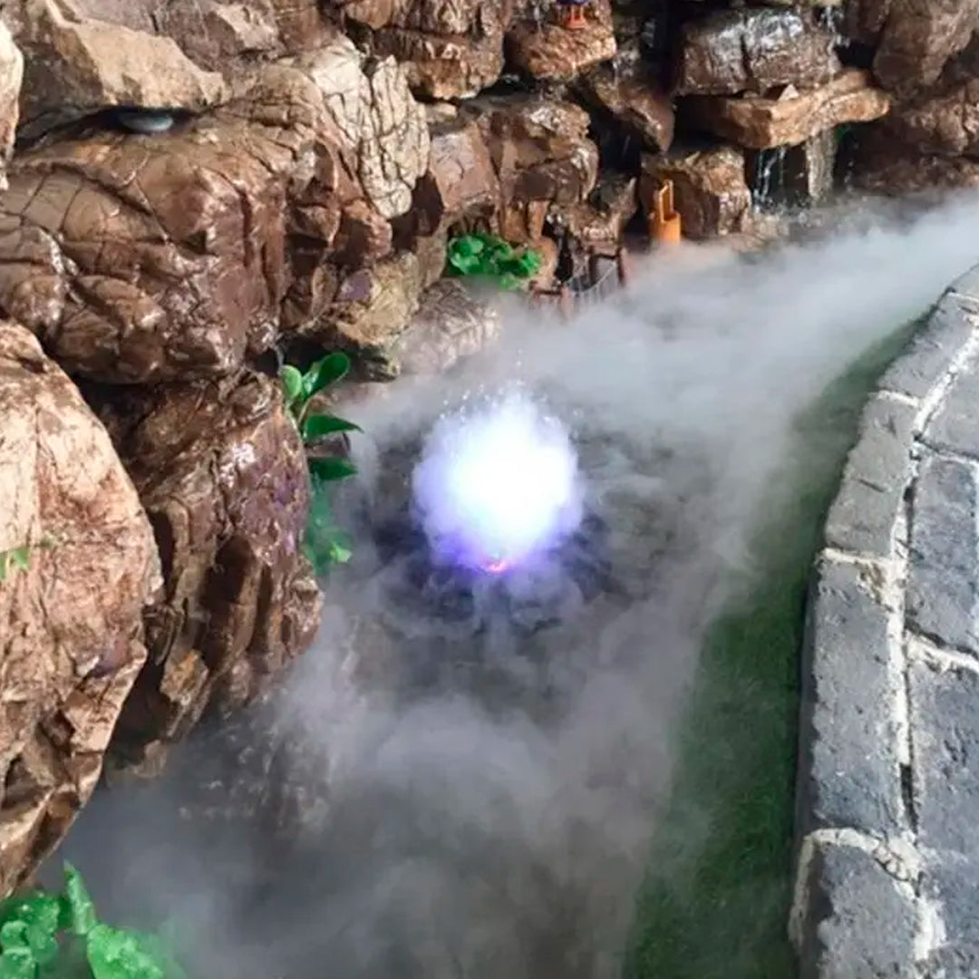 Luces Niebla Nebulizador Fuente De Agua Humo Estanques