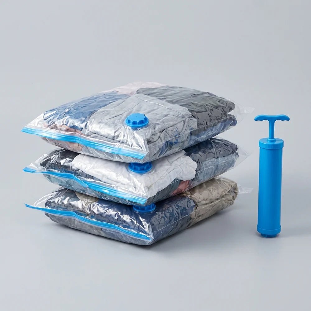 Pack De 3 Bolsas De Vacío Para Guardar Ropa Reducir Espacios - InnovaHome