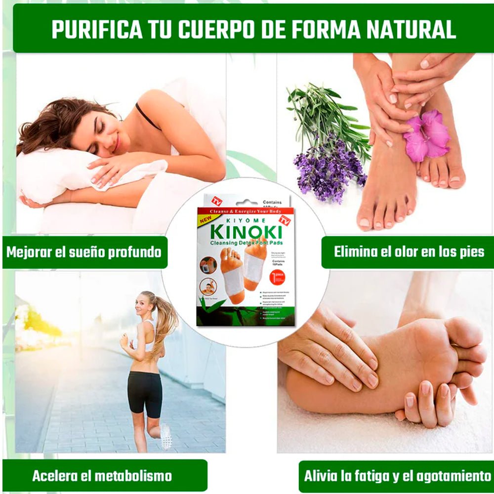 Parches herbales de desintoxicación Kinoki - InnovaHomeParches herbales de desintoxicación Kinoki