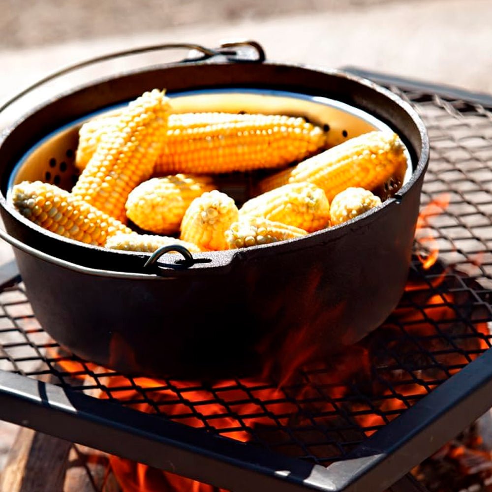 Parrilla Patas Plegable Acero Camping Parrillero Motorhome - InnovaHome