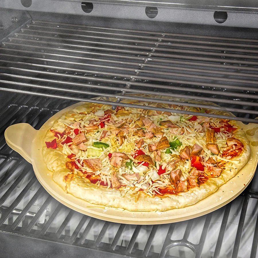 Piedra Refractaria Para Pizza Tamaño 38 Cm Con Asa - InnovaHome