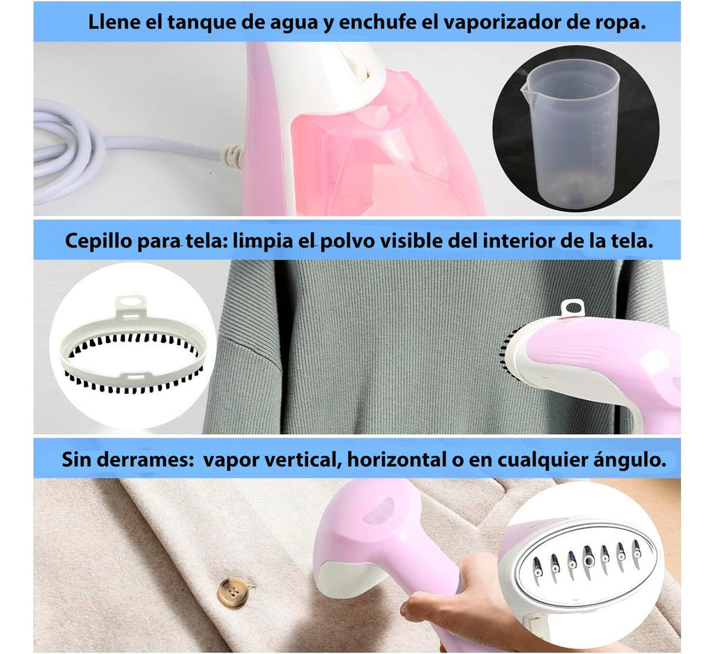 Plancha a Vapor Vertical Steam Flow 1500w - InnovaHome
