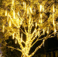 Luces Led Colgantes Meteorito Gotas Lluvia Estrella Fugaz Decoración