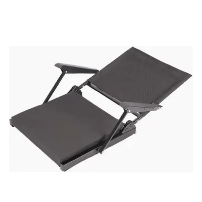 Reposera De Piso Plegable Premium En Acero Y Lona Reclinable - InnovaHome