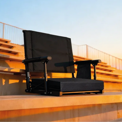 Reposera De Piso Plegable Premium En Acero Y Lona Reclinable - InnovaHome