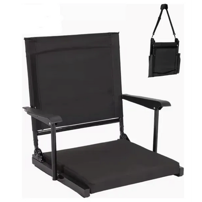 Reposera De Piso Plegable Premium En Acero Y Lona Reclinable - InnovaHome