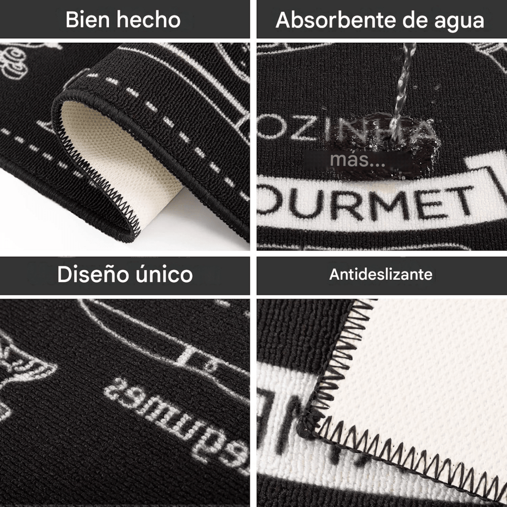 Set de 2 Alfombras de cocina 120x50 80x50cm - InnovaHome