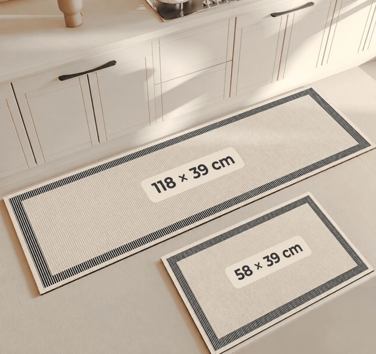 Set de 2 Alfombras de Cocina Antidelsizante - InnovaHome