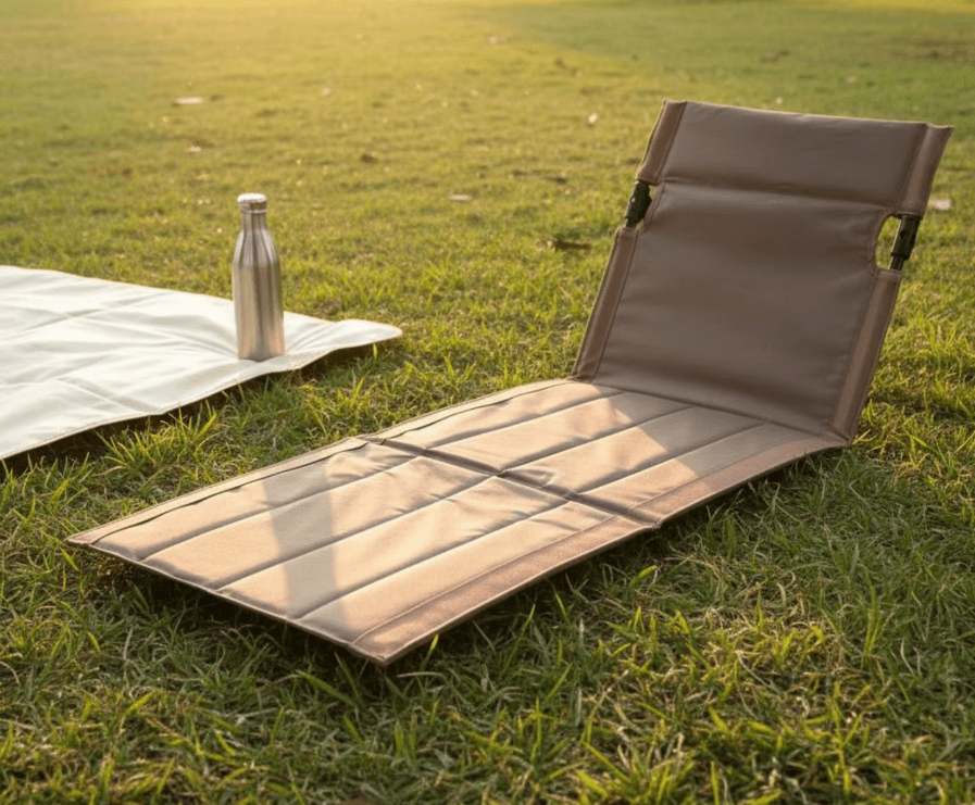 Silla Reposera Plegable De Playa Camping Respaldo Cómodo - InnovaHome