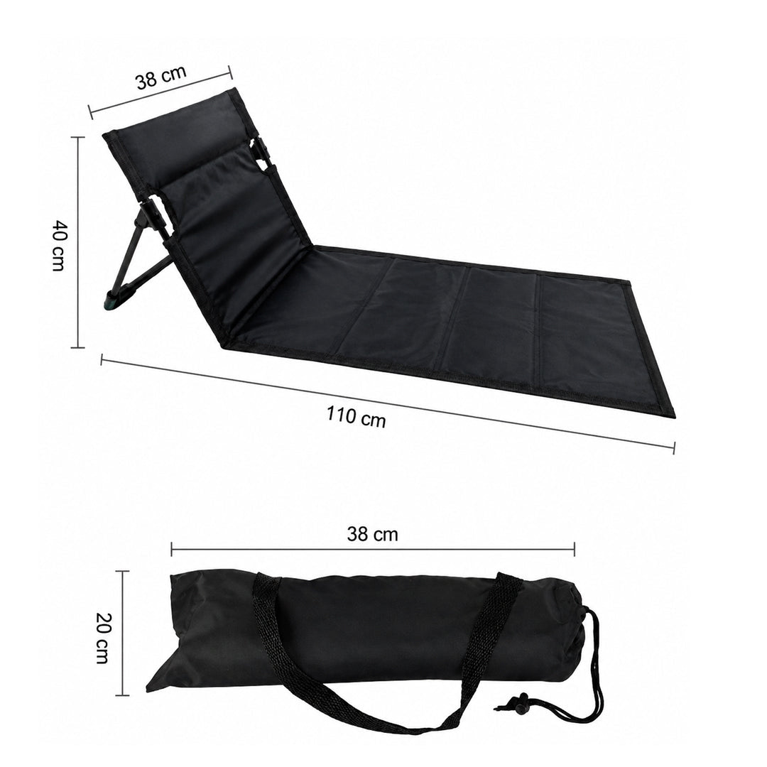 Silla Reposera Plegable De Playa Camping Respaldo Cómodo - InnovaHome