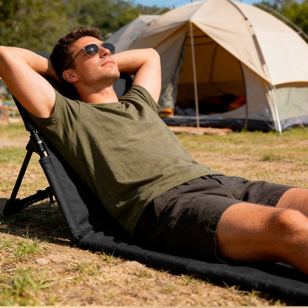 Silla Reposera Plegable De Playa Camping Respaldo Cómodo - InnovaHome