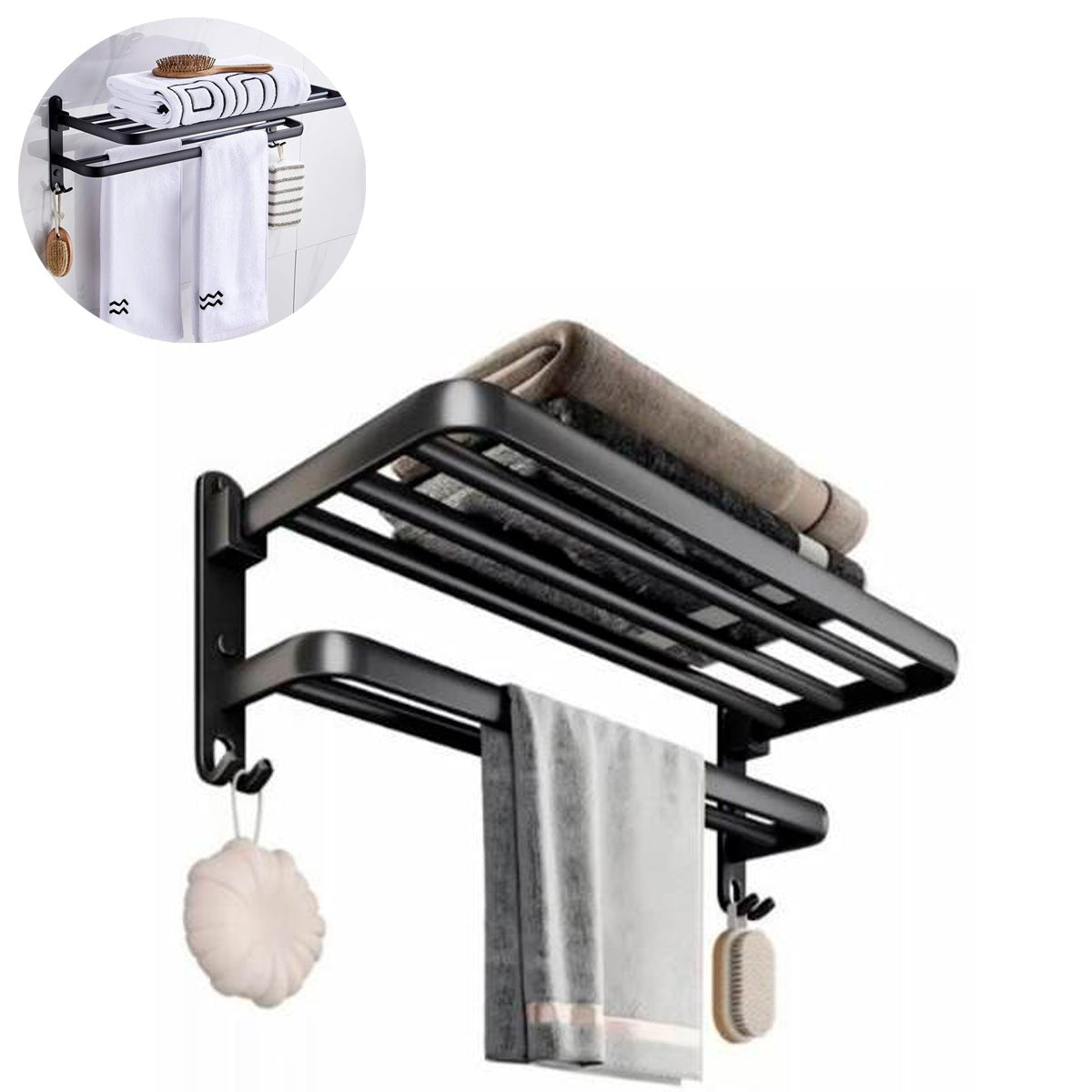 toallero-doble-plegable-acero-inoxidable-negro-46cm.webp